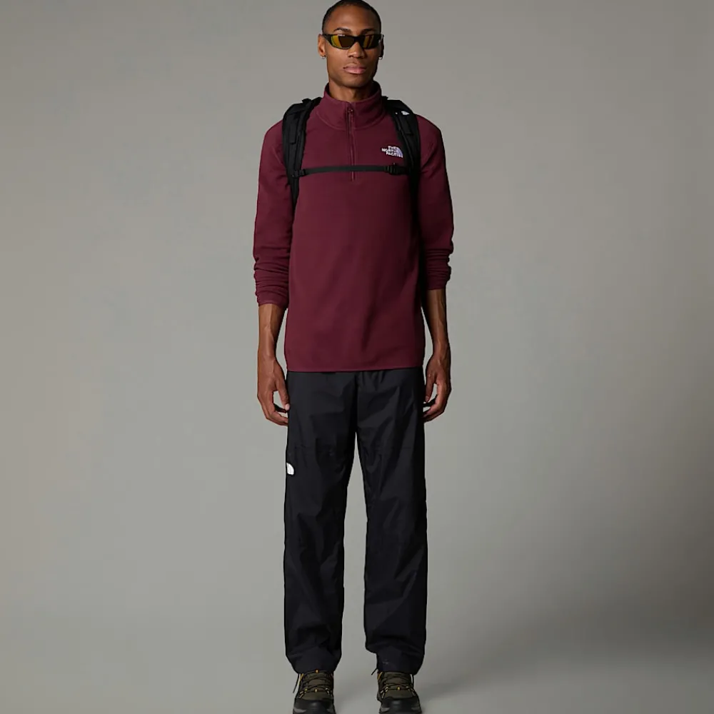 Cheap The North Face Polaire à Col Zippé 100 Glacier Pour Homme Alpine Plum