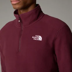 Cheap The North Face Polaire à Col Zippé 100 Glacier Pour Homme Alpine Plum