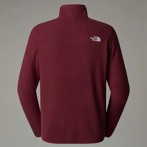 Cheap The North Face Polaire à Col Zippé 100 Glacier Pour Homme Alpine Plum