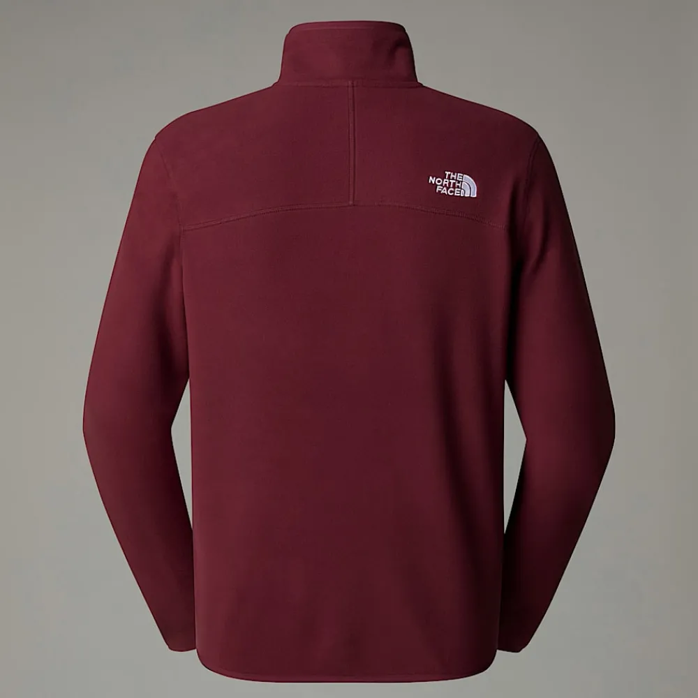 Cheap The North Face Polaire à Col Zippé 100 Glacier Pour Homme Alpine Plum