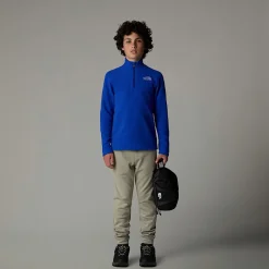 Store The North Face Polaire à Col Zippé 100 Glacier Pour Enfant TNF Blue