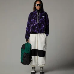 Fashion The North Face Polaire à Col Zippé TNF Fleeski Pour Femme Peak Purple 3D Summit Mesh Print