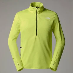 New The North Face Polaire à Col Zippé Winter Warm Pro Pour Homme Firefly Yellow