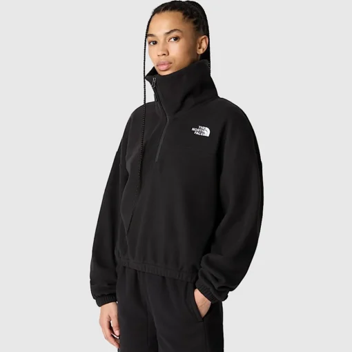 Fashion The North Face Polaire à Col Zippé Glacier Pour Femme TNF Black