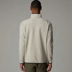 Fashion The North Face Polaire à Col Zippé Glacier Pour Homme Clay Grey