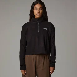 Cheap The North Face Polaire Courte à Col Zippé 100 Glacier Pour Femme TNF Black-NPF