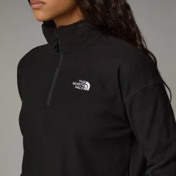 Cheap The North Face Polaire Courte à Col Zippé 100 Glacier Pour Femme TNF Black-NPF