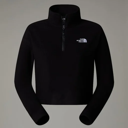 Cheap The North Face Polaire Courte à Col Zippé 100 Glacier Pour Femme TNF Black-NPF