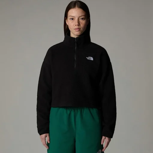 New The North Face Polaire Courte High Pile Pour Femme TNF Black-NPF