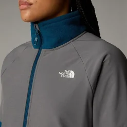 New The North Face Polaire épaisse Demi-zippée Glacier Pour Femme Midnight Petrol-Smoked Pearl