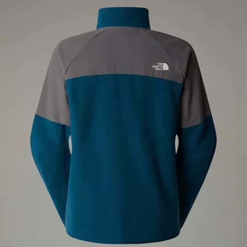 New The North Face Polaire épaisse Demi-zippée Glacier Pour Femme Midnight Petrol-Smoked Pearl