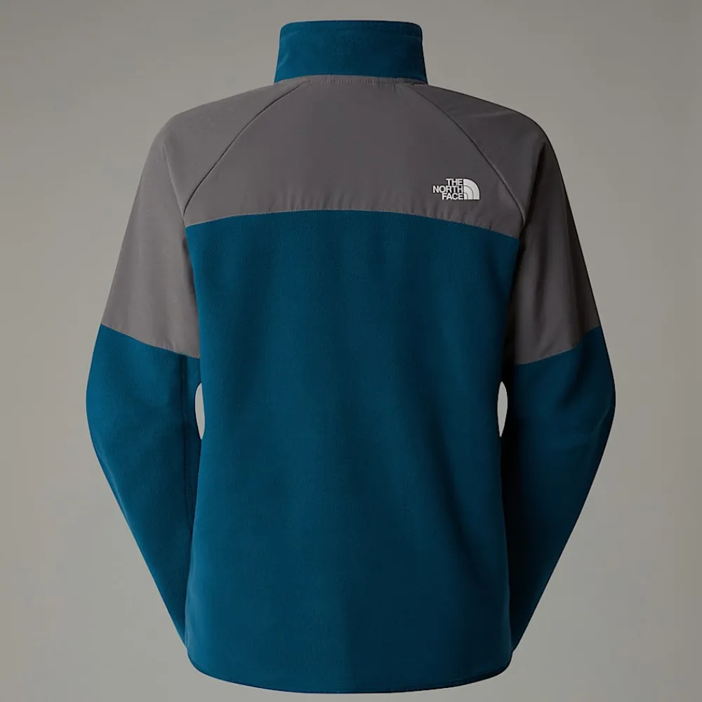 New The North Face Polaire épaisse Demi-zippée Glacier Pour Femme Midnight Petrol-Smoked Pearl