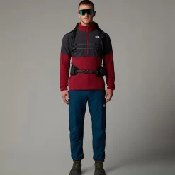 Store The North Face Polaire épaisse Demi-zippée Glacier Pour Homme Garnet Red-Asphalt Grey