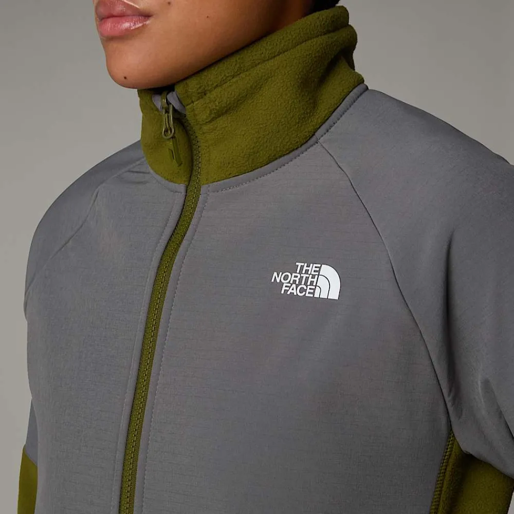Shop The North Face Polaire épaisse Zippée Glacier Pour Femme Forest Olive-Smoked Pearl
