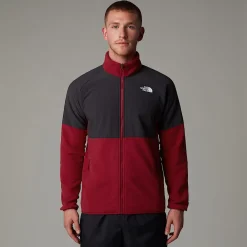 Discount The North Face Polaire épaisse Zippée Glacier Pour Homme Garnet Red-Asphalt Grey