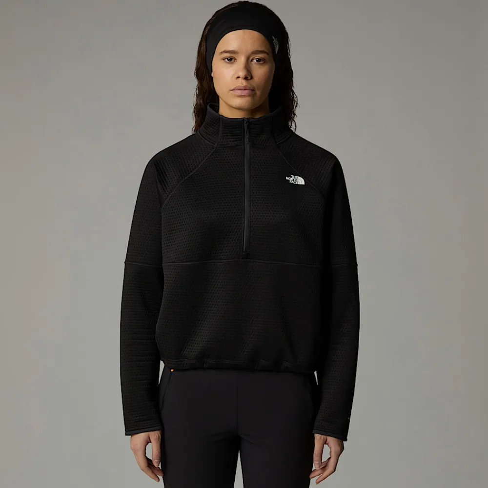 Cheap The North Face Polaire Thermique à Col Zippé Vertical Pour Femme TNF Black