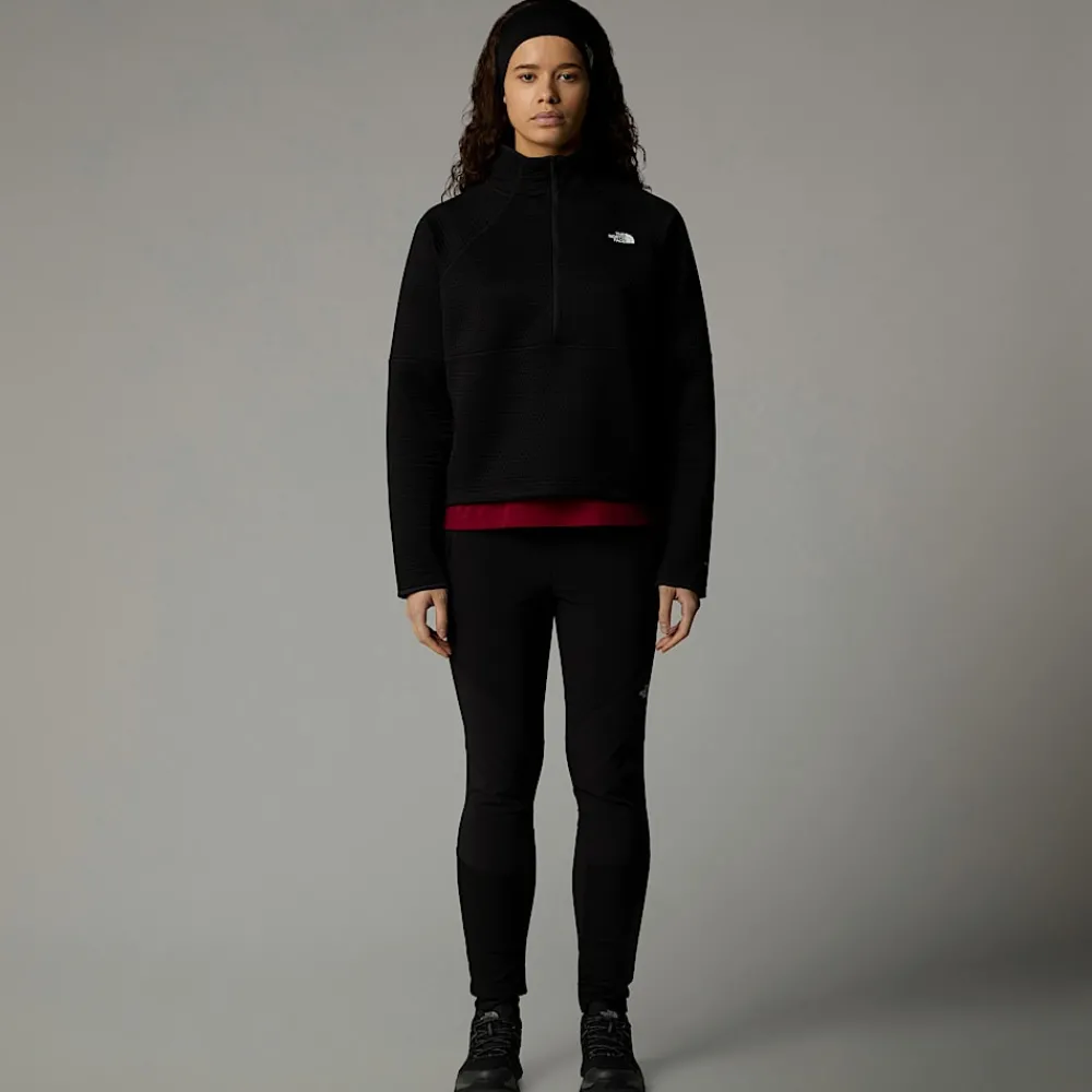 Cheap The North Face Polaire Thermique à Col Zippé Vertical Pour Femme TNF Black