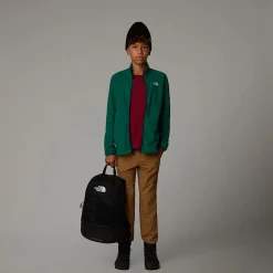Fashion The North Face Polaire Zippée Glacier Pour Enfant Evergreen