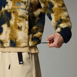 Fashion The North Face Pull Polaire Extreme Pile Pour Homme Midnight Petrol TNF Bleach Dye Print-TNF Black