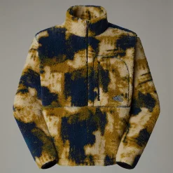 Fashion The North Face Pull Polaire Extreme Pile Pour Homme Midnight Petrol TNF Bleach Dye Print-TNF Black
