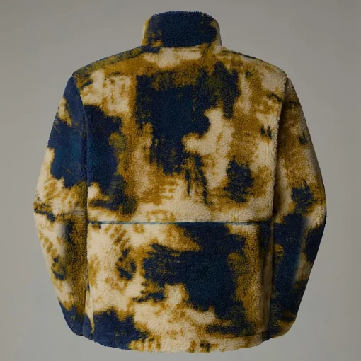Fashion The North Face Pull Polaire Extreme Pile Pour Homme Midnight Petrol TNF Bleach Dye Print-TNF Black