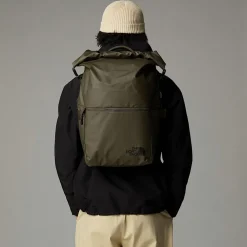 Cheap The North Face Sac Rolltop Base Camp Voyager New Taupe Green-TNF Black-NPF
