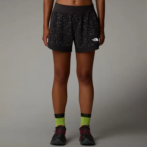 Shop The North Face Short Sunriser 6,35 cm Pour Femme TNF Black-TNF Black Trail Reflective Print