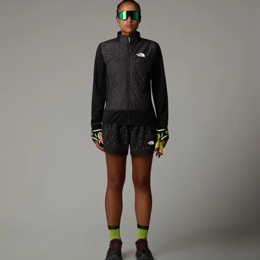 Shop The North Face Short Sunriser 6,35 cm Pour Femme TNF Black-TNF Black Trail Reflective Print