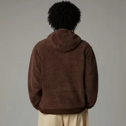 New The North Face Sweat à Capuche En Polaire Campshire Pour Homme Smokey Brown-Demitasse Brown