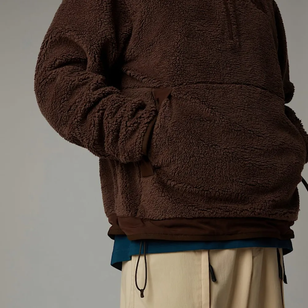 New The North Face Sweat à Capuche En Polaire Campshire Pour Homme Smokey Brown-Demitasse Brown