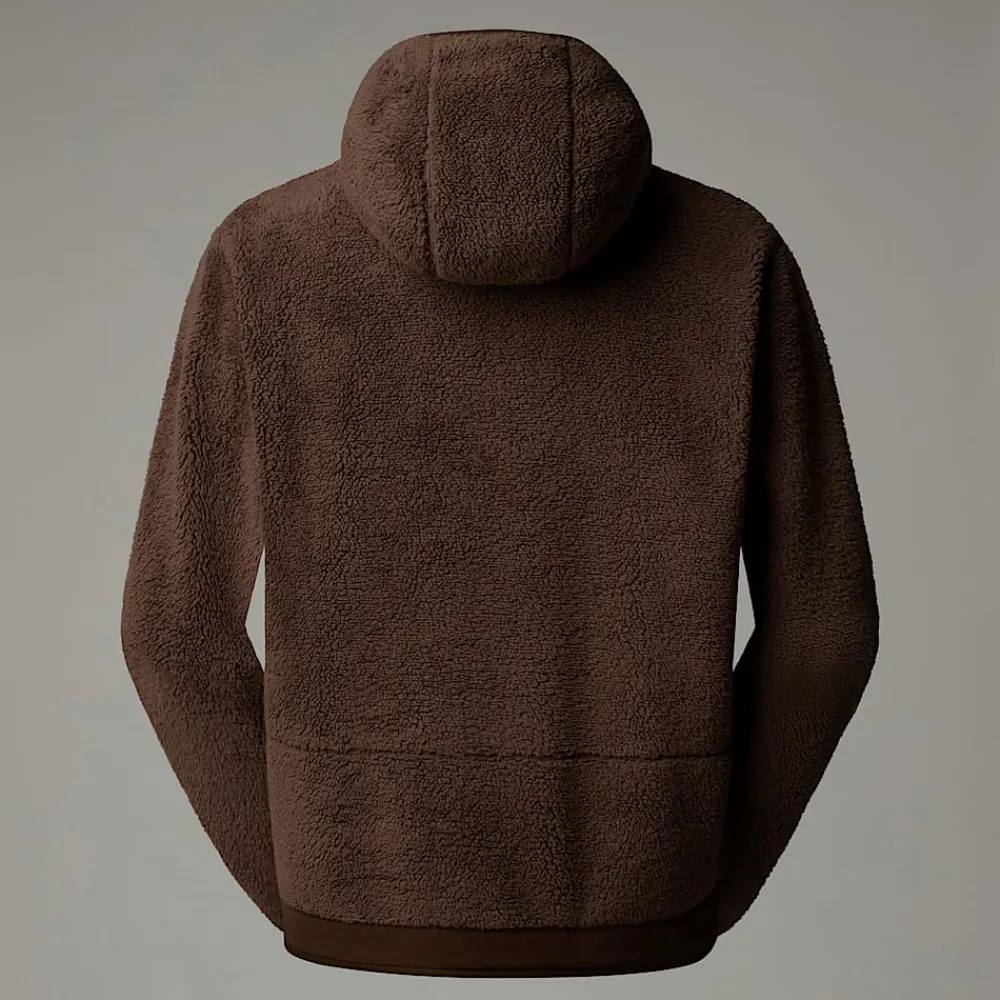 New The North Face Sweat à Capuche En Polaire Campshire Pour Homme Smokey Brown-Demitasse Brown