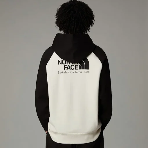 Fashion The North Face Sweat à Capuche Heritage Pour Homme White Dune-TNF Black