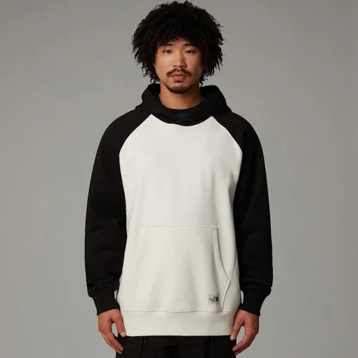 Fashion The North Face Sweat à Capuche Heritage Pour Homme White Dune-TNF Black