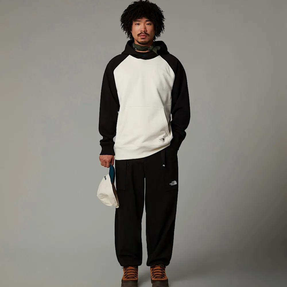 Fashion The North Face Sweat à Capuche Heritage Pour Homme White Dune-TNF Black