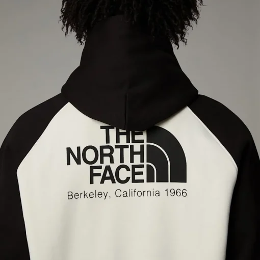 Fashion The North Face Sweat à Capuche Heritage Pour Homme White Dune-TNF Black