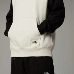 Fashion The North Face Sweat à Capuche Heritage Pour Homme White Dune-TNF Black