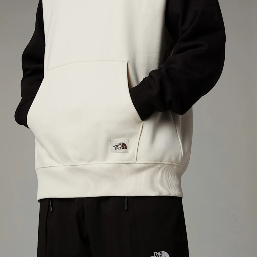 Fashion The North Face Sweat à Capuche Heritage Pour Homme White Dune-TNF Black