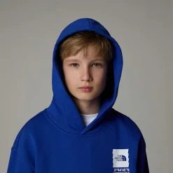 Hot The North Face Sweat à Capuche Oversize Coordinates Graphic Pour Garçon TNF Blue