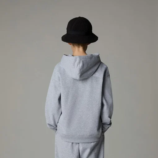 Discount The North Face Sweat à Capuche Oversize Essential Pour Enfant TNF Light Grey Heather