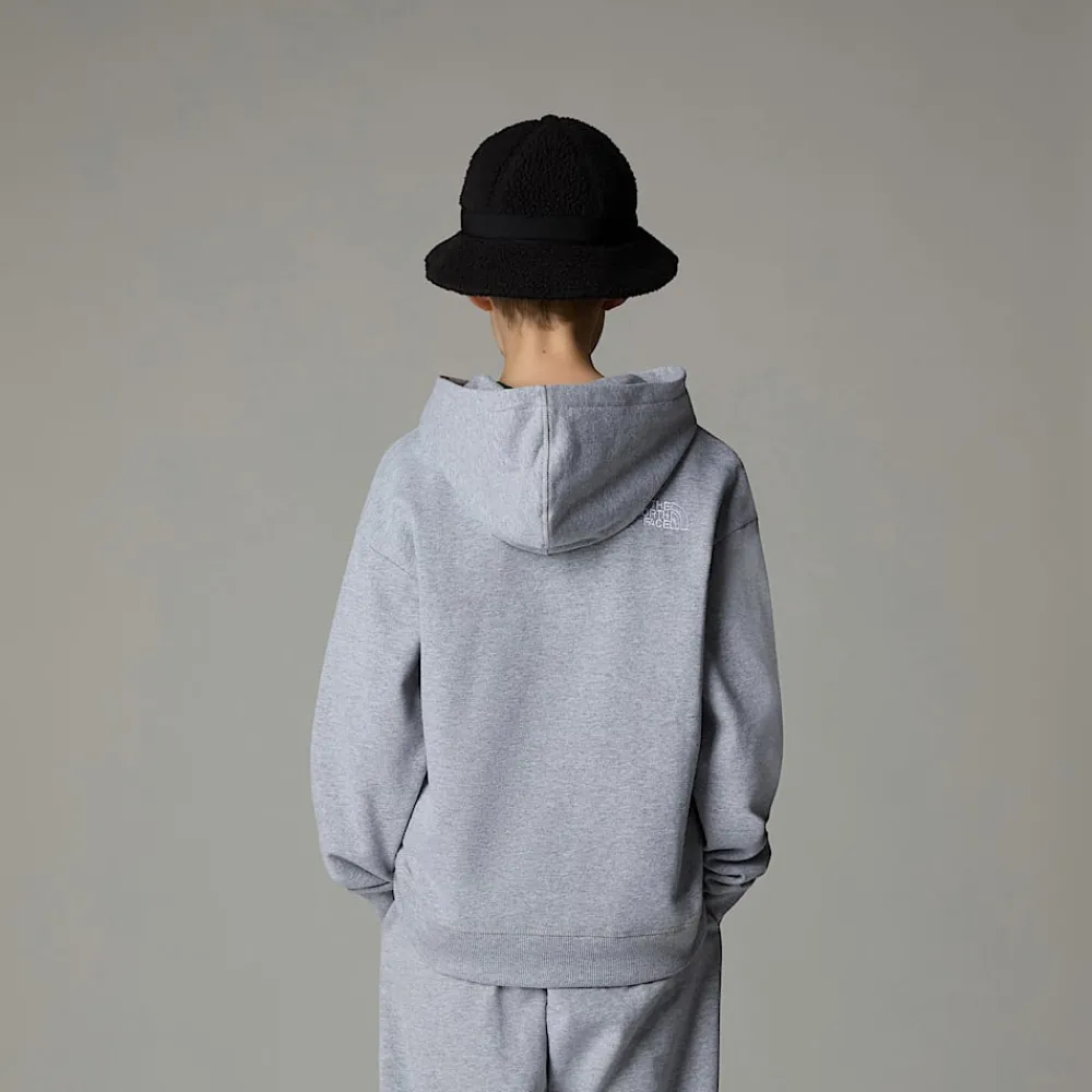 Discount The North Face Sweat à Capuche Oversize Essential Pour Enfant TNF Light Grey Heather