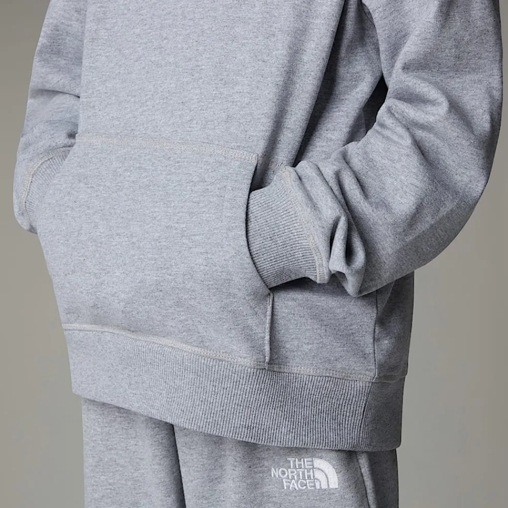 Discount The North Face Sweat à Capuche Oversize Essential Pour Enfant TNF Light Grey Heather