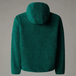 Shop The North Face Sweat à Capuche Zippé Campshire Pour Enfant Evergreen