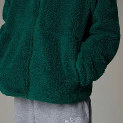 Shop The North Face Sweat à Capuche Zippé Campshire Pour Enfant Evergreen