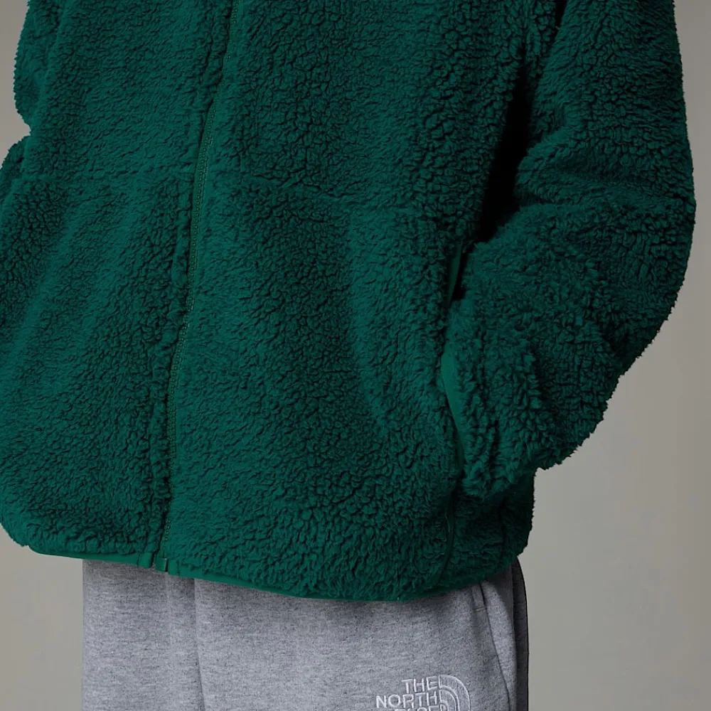 Shop The North Face Sweat à Capuche Zippé Campshire Pour Enfant Evergreen