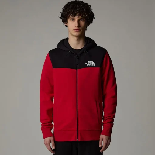 Shop The North Face Sweat à Capuche Zippé Icons Pour Homme TNF Red-TNF Black