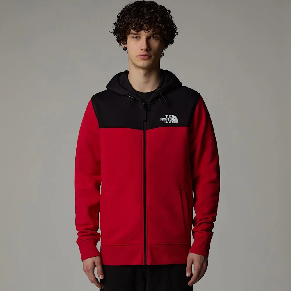 Shop The North Face Sweat à Capuche Zippé Icons Pour Homme TNF Red-TNF Black