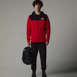 Shop The North Face Sweat à Capuche Zippé Icons Pour Homme TNF Red-TNF Black
