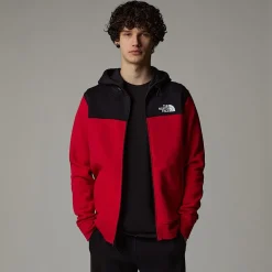 Shop The North Face Sweat à Capuche Zippé Icons Pour Homme TNF Red-TNF Black