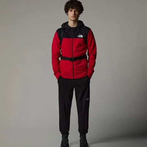 Shop The North Face Sweat à Capuche Zippé Icons Pour Homme TNF Red-TNF Black
