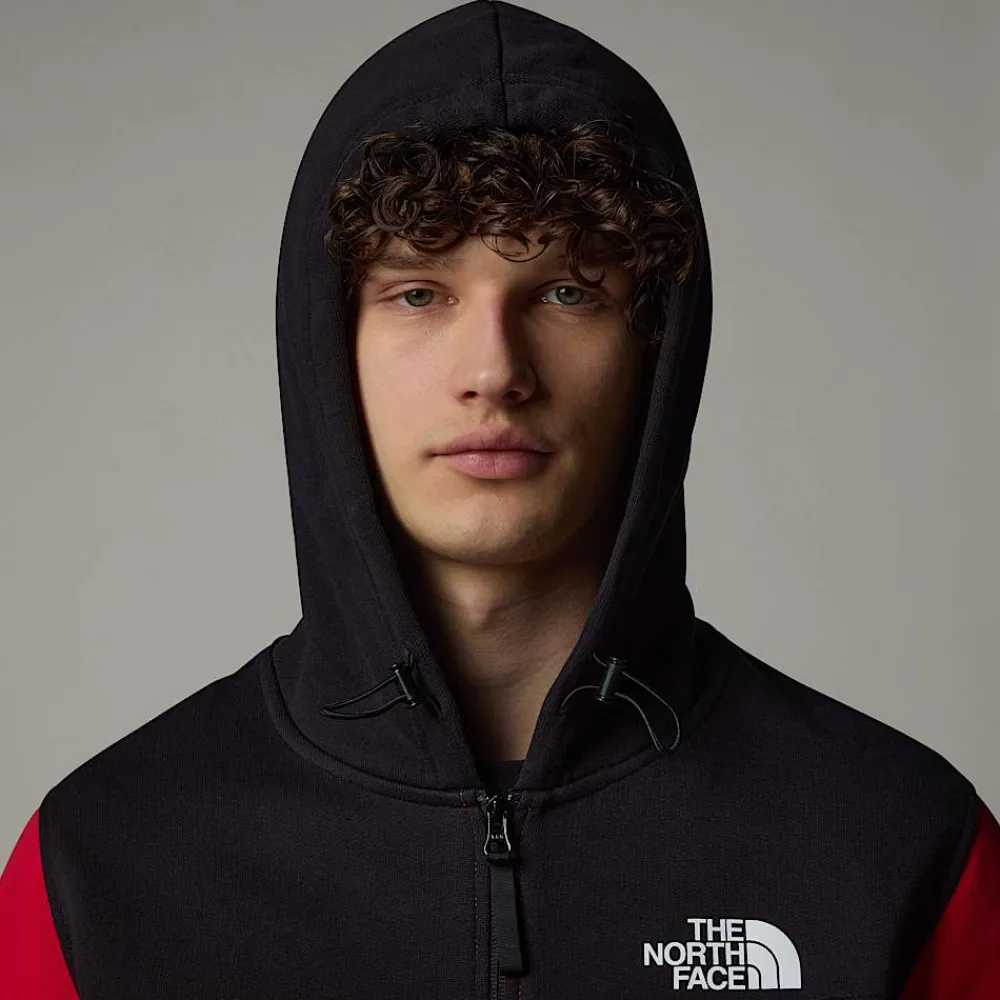 Shop The North Face Sweat à Capuche Zippé Icons Pour Homme TNF Red-TNF Black
